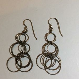 Vintage Pair of Pierced Dangling Earrings